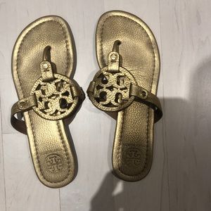 Tory Burch Gold Sandals